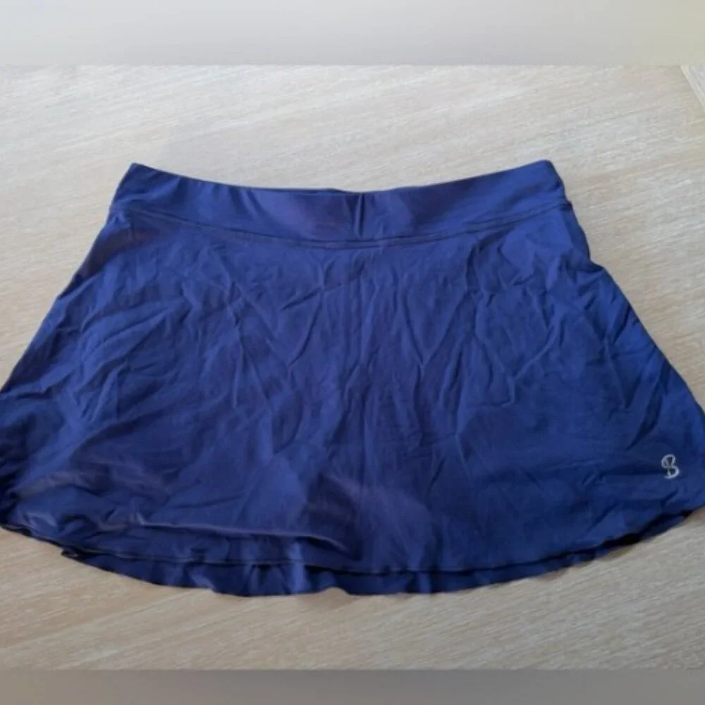 Sofibella Women's UV Protection Blue Tennis Pickleball Skirt Skort Large